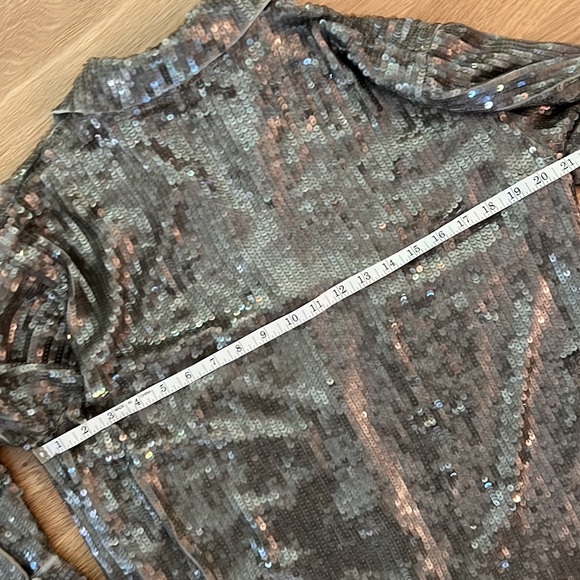 ASOS Sequin Lined Shirt Gorgeous Holiday Party - Picture 8 of 12